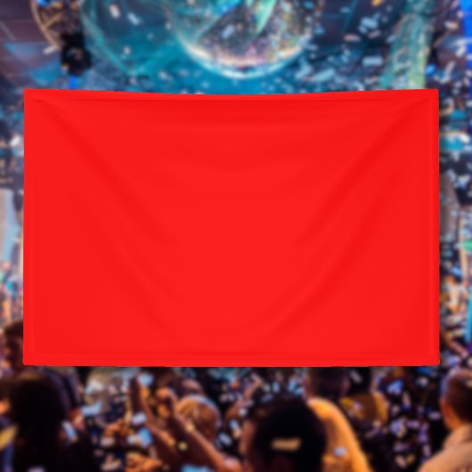 赤無地の色 |クラシック |エレガント | |トレンディー 横断幕