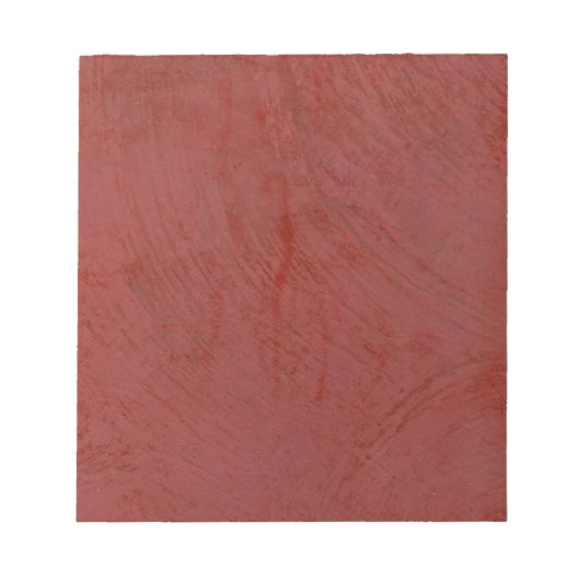 赤無地の色 ノートパッド (正面)