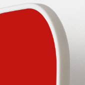 赤無地の色 ピックルボールラケット (左詳細)