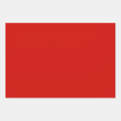 赤無地の色 ラッピングペーパーシート (正面2)