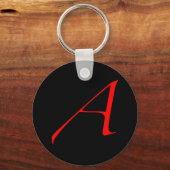 赤無神論者「A」キーチェーン キーホルダー (正面)