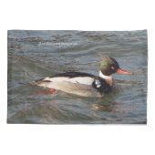 赤焼きメルガンザー枕ケース 枕カバー (裏面)