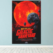 赤焼き墓地プラネット キャンバスプリント (インサイチュ (ウッドフロア))