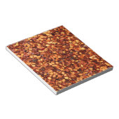 赤熱した乾燥チリフレーク ノートパッド (アングル)