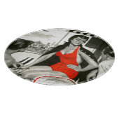 赤熱した女性 カッティングボード (角)