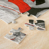 赤熱した女性 ジグソーパズル (側面)