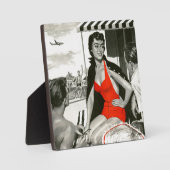 赤熱した女性 フォトプラーク (正面)