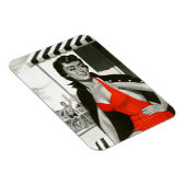 赤熱した女性 マグネット (右側)