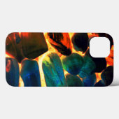 赤熱の火山性溶岩またはエンバーの上の海の牡蠣の殻 Case-Mate iPhoneケース (裏面 (横))