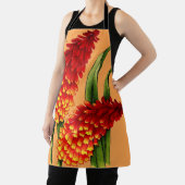 赤熱トランプのポーカー花プリント エプロン (インサイチュ)
