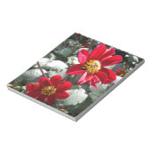 赤熱ピンクデイジー/デイジー花 ノートパッド (回転)