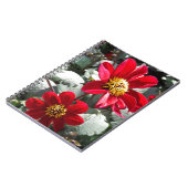 赤熱ピンクデイジー/デイジー花 ノートブック (左側)