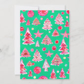 赤熱狂する菓子クリスマス 招待状 (裏面)