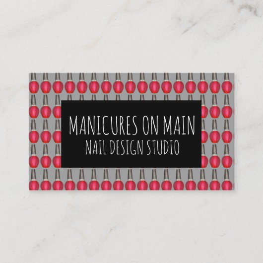 赤爪、 ネイルポーランド人技師化粧品学 名刺 (正面)