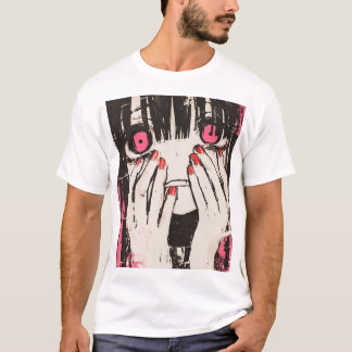 赤爪、 ネイルTシャツ付き女の子 Tシャツ