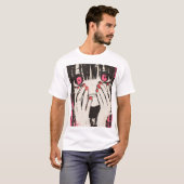 赤爪、 ネイルTシャツ付き女の子 Tシャツ (正面フル)