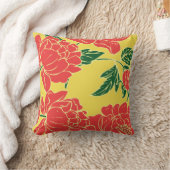 赤牡丹 クッション (ブランケット)