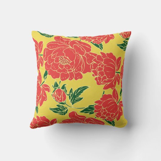 赤牡丹 クッション (裏面)