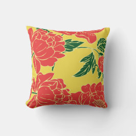赤牡丹 クッション
