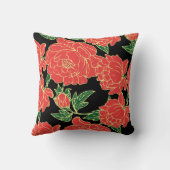 赤牡丹 クッション (裏面)