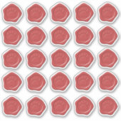 赤犬の足のワックスシール シール (正面)