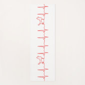 赤犬ハートビートヨガマット ヨガマット (正面)