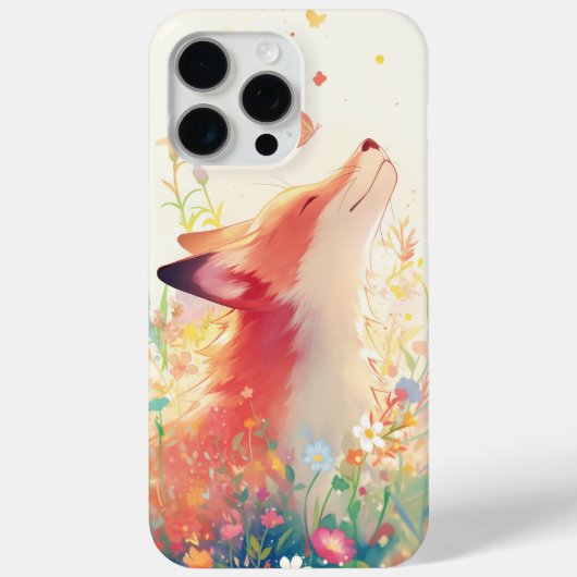 赤狐の草原の夢 Case-Mate iPhoneケース (裏面)