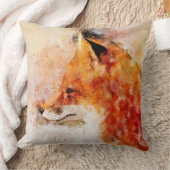 赤狐水彩肖像 03 クッション (ブランケット)