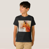 赤狐水彩肖像 03 Tシャツ (正面フル)