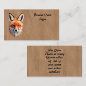 赤狐 名刺 (正面/裏面)