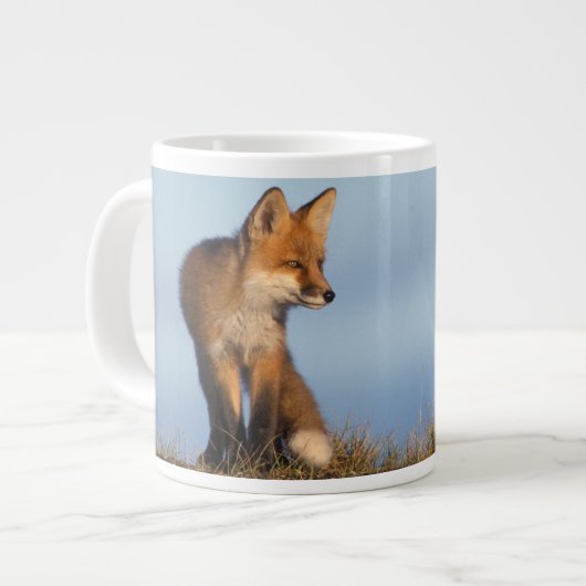 赤狐, Vulpes vulpes ジャンボコーヒーマグカップ (正面左)
