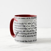 赤狩事件の謎 マグカップ (正面左)