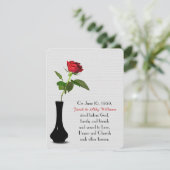 赤独身のの結婚バラの誓い 招待状 (スタンド正面)