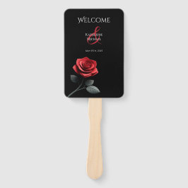 赤独身のバラ結婚式 プログラム ハンドファン