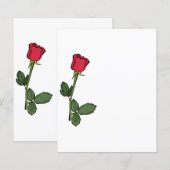 赤独身のバラ (正面/裏面)