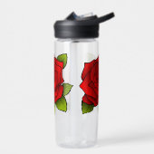 赤独身のバラ ウォーターボトル (左面)