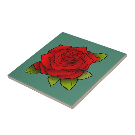 赤独身のバラ タイル (側面)