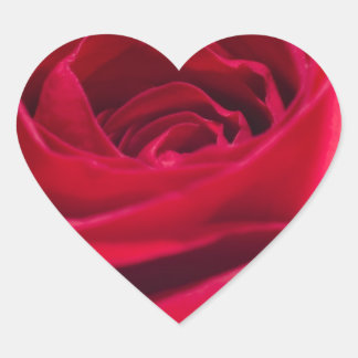 赤独身のバラ ハートシール