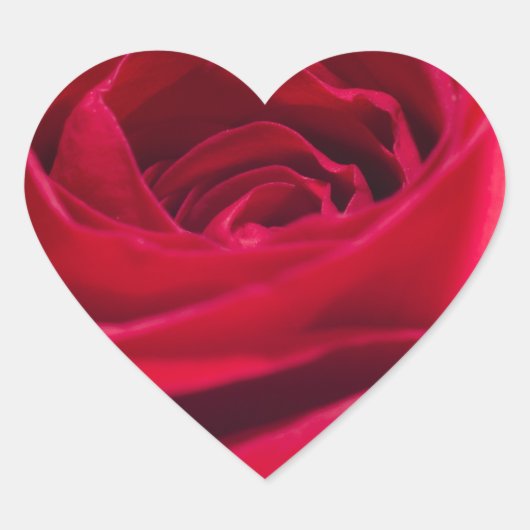 赤独身のバラ ハートシール (正面)