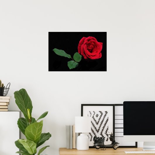 赤独身のバラ ポスター (ホームオフィス)