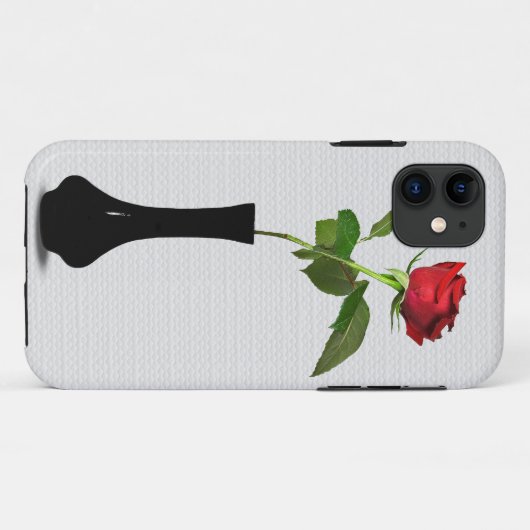 赤独身のバラ Case-Mate iPhoneケース (裏面(横))