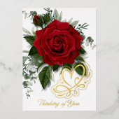 赤独身のローズバレンタインデー 箔シーズンカード (正面)