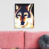 赤狼のキャンバス キャンバスプリント (インサイチュ (リビング))