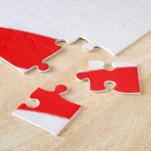 赤猫と黒鳥のイラストレーション ジグソーパズル (側面)