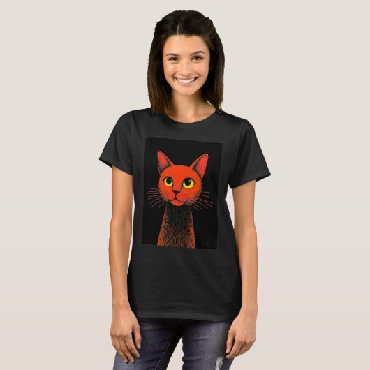 赤猫 Tシャツ (正面フル)