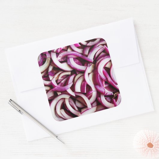 赤玉ねぎ スクエアシール (封筒)