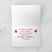 赤玉子と生姜の贈り物に感謝 カード (内部)