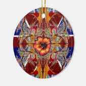 赤王室のファンタジー セラミックオーナメント (左)