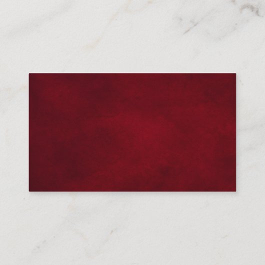 赤王室の白銀金属フローラ結婚ズ エンクロージャーカード (裏面)