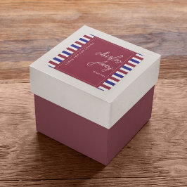 赤王室の青結婚テーマ スクエアシール